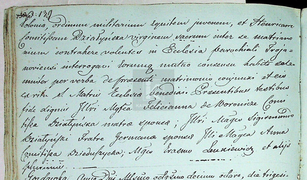 akt ślubu Aleksander Błędowski